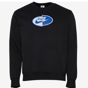 Nike Men's Black Split Logo Pullover